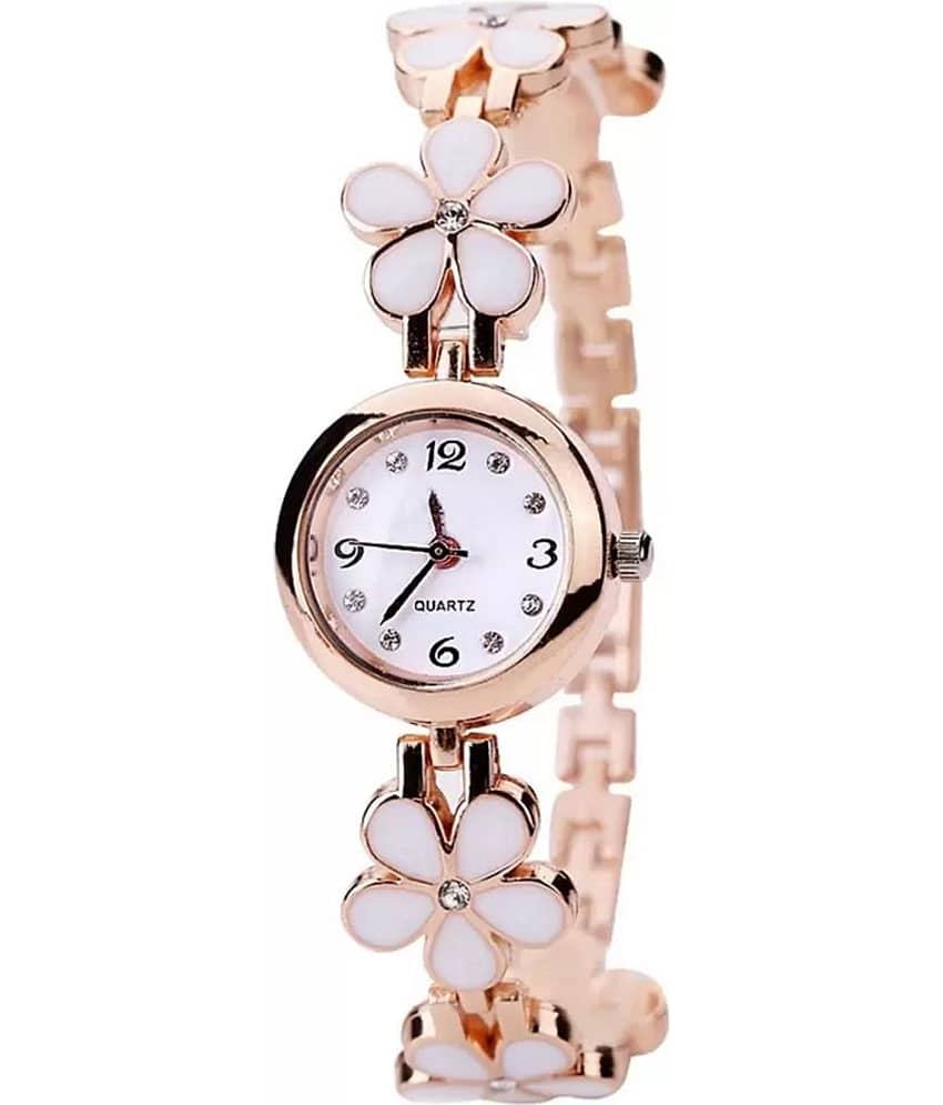 Viser Rose Gold Metal Analog Womens Watch