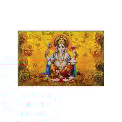 6MM MDF Lord Ganesha Satin Matt Texture UV Art Painting