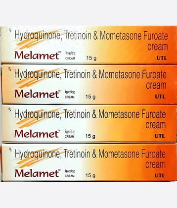 MELAMET SKIN CREAM ( PACK OF 4) Night Cream 60 gm Pack of 4