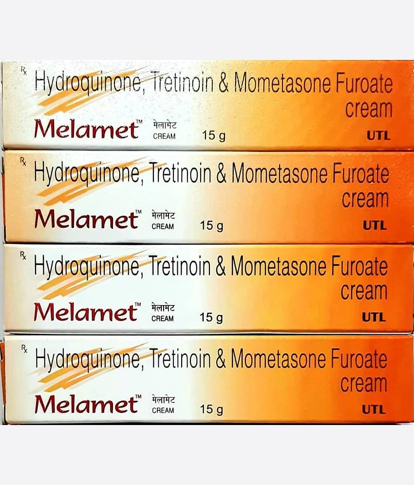MELAMET SKIN CREAM ( PACK OF 4) Night Cream 60 gm Pack of 4