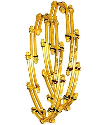 Traditional Ethnic One Gram Gold Plated Designer Red & Green Meenakari Bangle for Women & Girls.