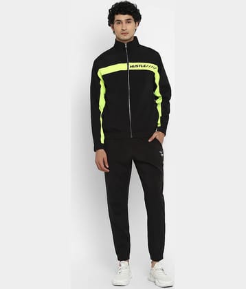 YUUKI - Navy Polyester Regular Fit Colorblock Men's Sports Tracksuit ( Pack of 1 )