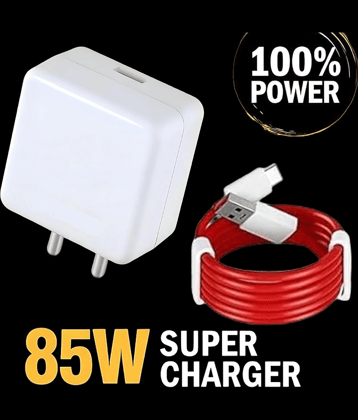 85W Power Adapter SUPERVOOC Ultra Fast Charger for 1Plus 12/12R/11/11R/10/10R, CE 3 Lite 5G, 2T 5G, CE 2 Lite 5G, 5G
