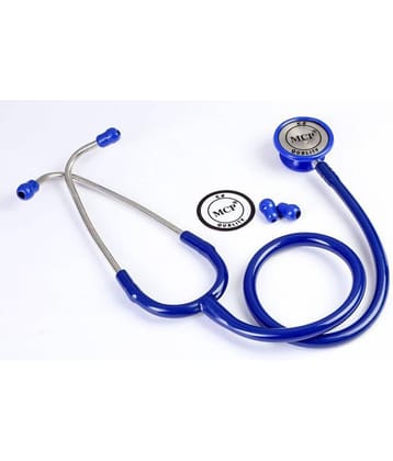 Mcp MCP Dual Head Adult Aluminium Stethoscope- Blue 25 cm Adult