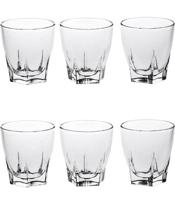 Afast Glass Whisky Glasses, Clear, Pack Of 6, 160 ml
