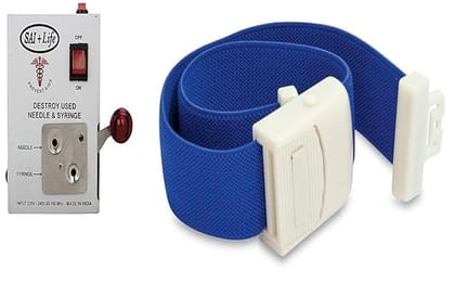 Aabha Electrical Niddle distroyer cutter and tourniquit 1 piece Aabha Electrical Niddle distroyer cutter and tourniquit 1 piece