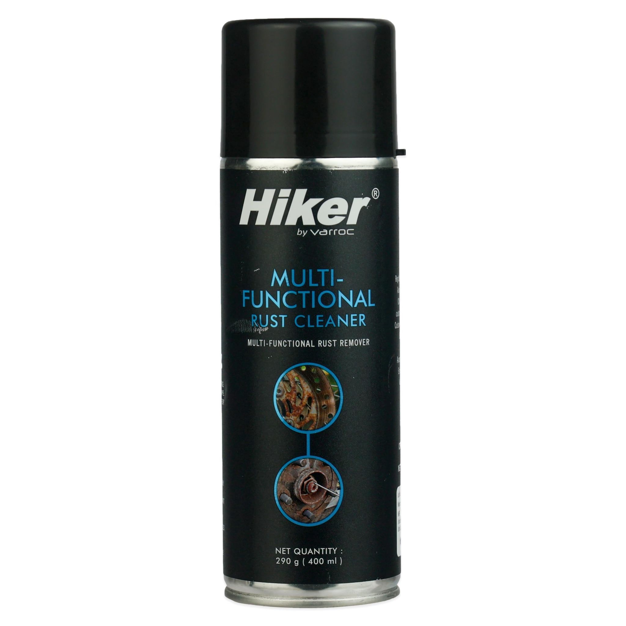Hiker by Varroc Multi-Functional Rust Cleaner Spray (400 ml) | Lubricates, Cleans and Protects