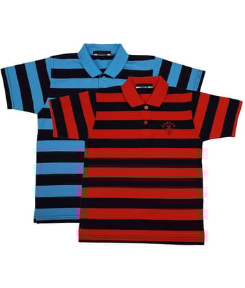 NEUVIN Pack of 1 Boys Cotton Blend T-Shirt ( Multi Color )