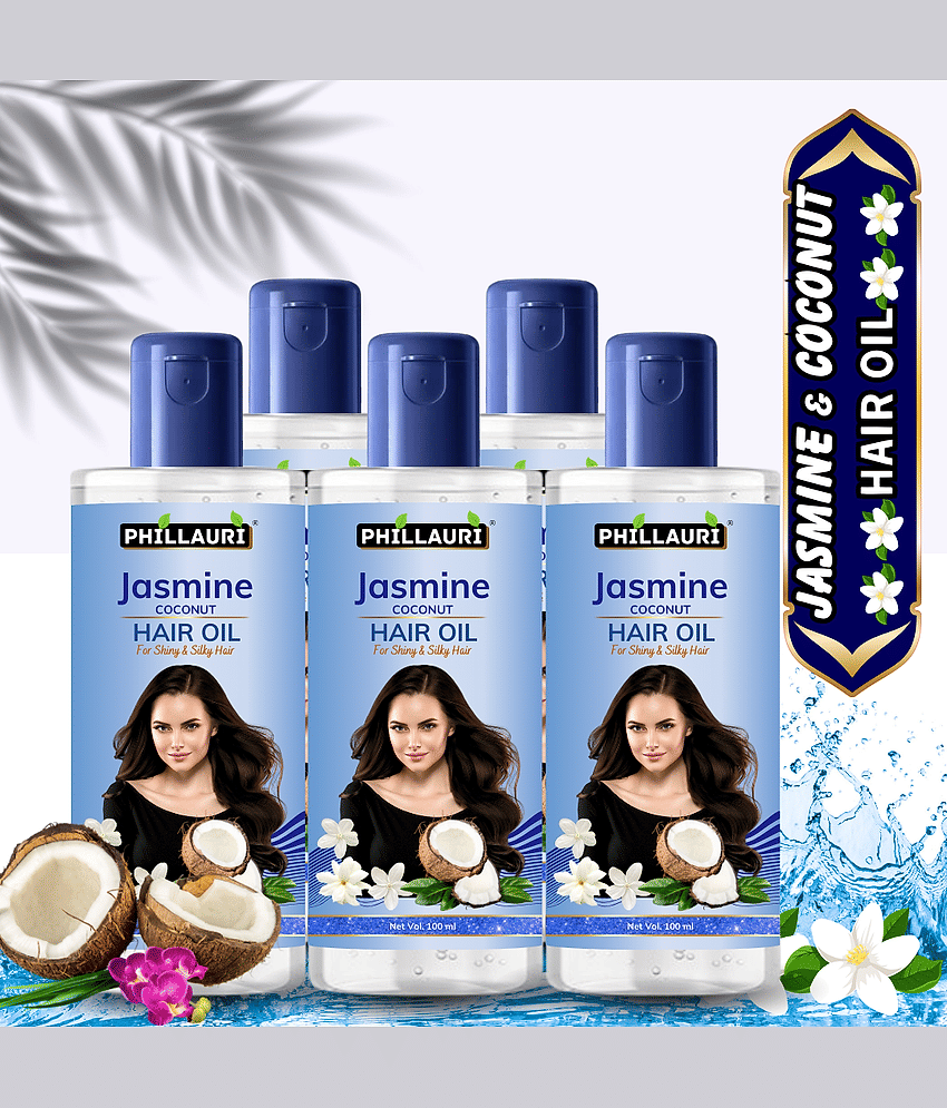 Phillauri Anti Dandruff Jasmine oil 500 ml ( Pack of 5 )