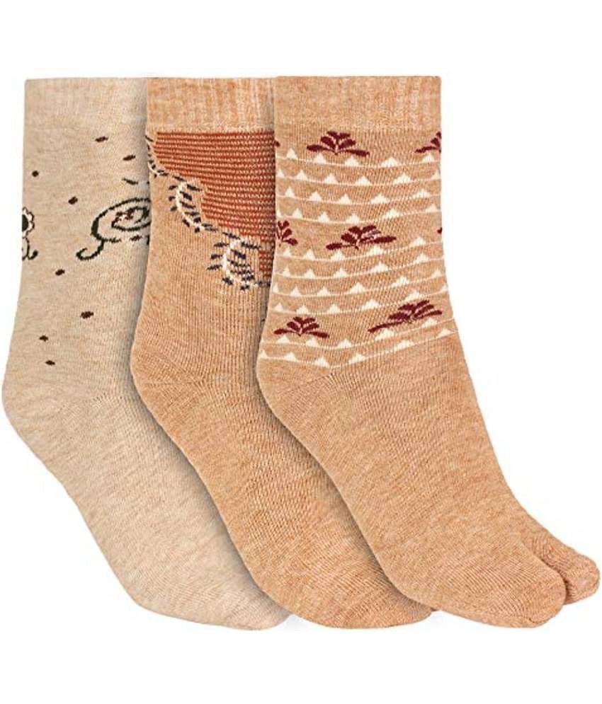 Creature - Multicolor Woollen Women's Thumb Socks ( Pack of 3 )