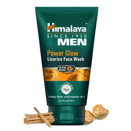 Himalaya Men Power Glow Licorice Face Wash, 100 ml