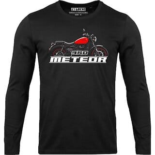 FastB Men Printed Round Neck Black T-Shirt