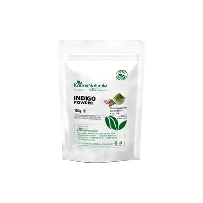 Kerala Naturals Indigo powder 200 gm ( 100 gm x 2 Packs ) (Size - 200gm) by Kerala Naturals