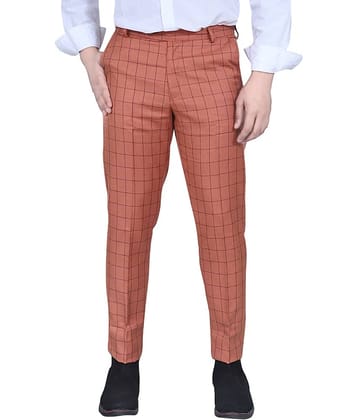 Kundan Gold Slim -Fit Flat Trousers Single