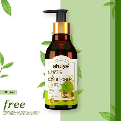 Atulya Matcha Tea Conditioner | Protects Damaged Hair - 300ml