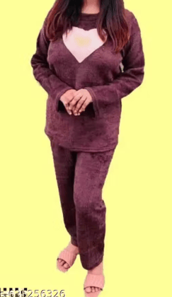 Stylish Woolen Nightsuit