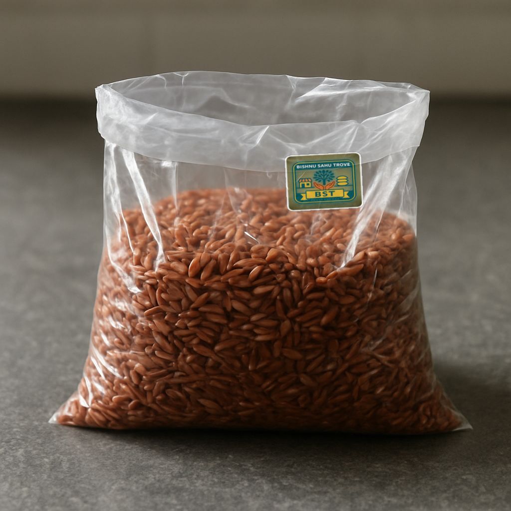 Bishnu Sahu Trove's organic red rice
