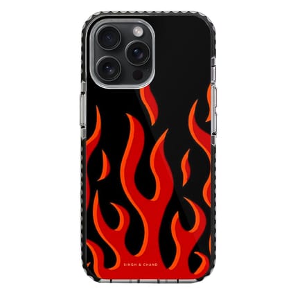 Red Flame Pinterest iPhone 15 Pro Max Stride Phone Case-Stride