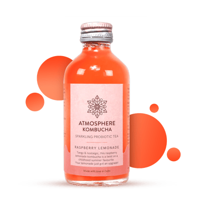 Raspberry Lemonade Kombucha-Single Bottle
