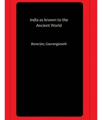 India as known to the Ancient World