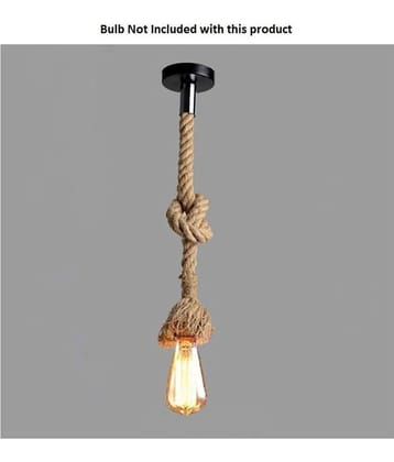 DAJUBHAI Rope Lights for Hanging Light Brown - Pack of 1(Bulb not Included)