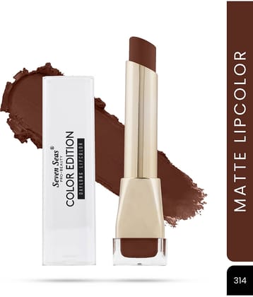 Seven Seas Coffee Brown Matte Lipstick 3.5G