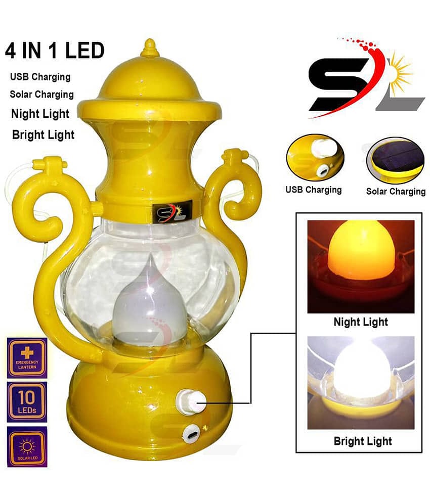 SL. LIGHT's 6W Solar Lantern ( Pack of 1 )