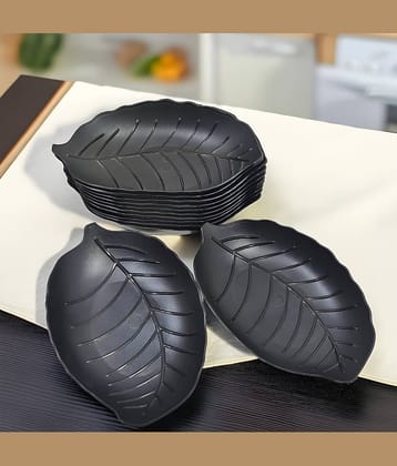 Inpro 12 Pcs Plastic Black Platter