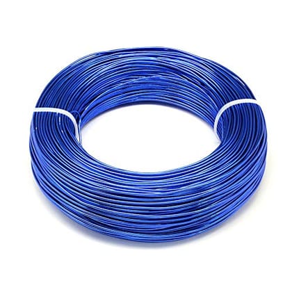 1 Kg, 1 MM Aluminium Blue Colored Wire-Blue / 1mm