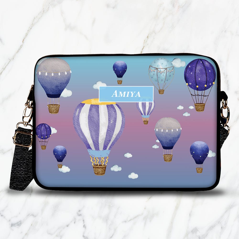 Night Flight Kids Laptop Bag-Blue Pink Gradient / 15.5"