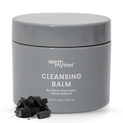Earth Rhythm Deep Pore Charcoal Cleansing Balm - Removes Makeup in 10 Seconds, Gentle, No Parabens & Sulphates Earth Rhythm Deep Pore Charcoal Cleansing Balm - Removes Makeup in 10 Seconds, Gentle, No Parabens & Sulphates - Grey / 40 g (Pack of 1) Earth Rhythm Deep Pore Charcoal Cleansing Balm - Removes Makeup in 10 Seconds, Gentle, No Parabens & Sulphates Earth Rhythm Deep Pore Charcoal Cleansing Balm - Removes Makeup in 10 Seconds, Gentle, No Parabens & Sulphates - Grey / 40 g (Pack of 1)