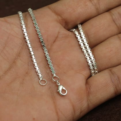 Brass Silver Chain-Brass / 1 Pc