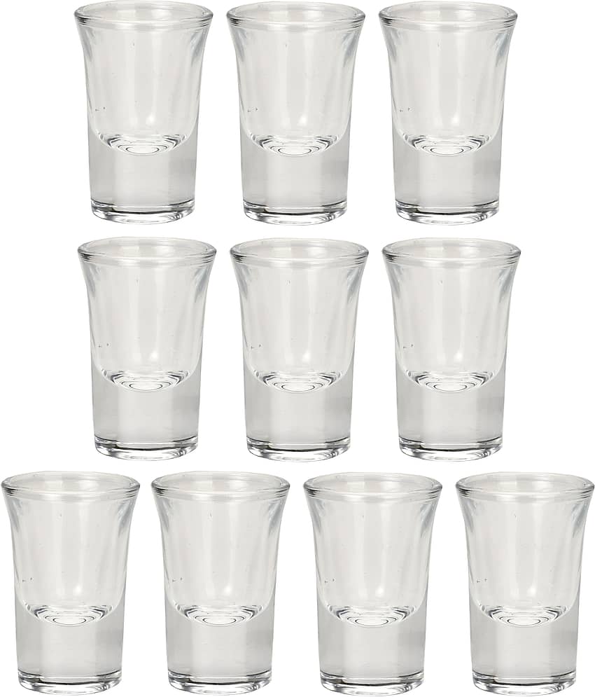 Afast Shot  Glasses Set,  30 ML - (Pack Of 10)