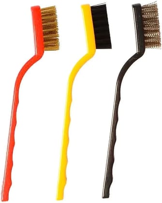 Multipurpose Cleaning  Brush, Multicolour (Pack Of 3)