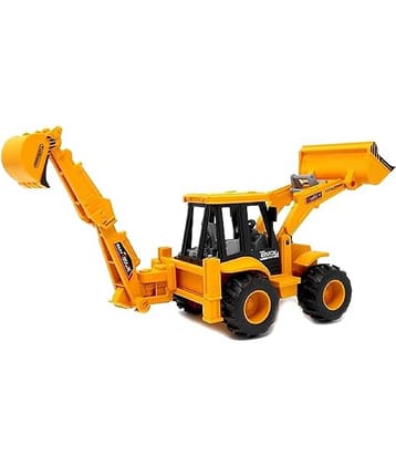 FEDIFU  Plastic Construction Loader Truck Vehicles for Kids - Building Vehicles Engineering Toys for Toddlers - High-Speed Friction Excavator Toy