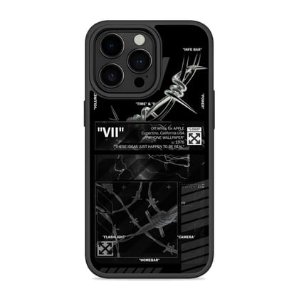 Off White 3D Mobile Bumper Cover