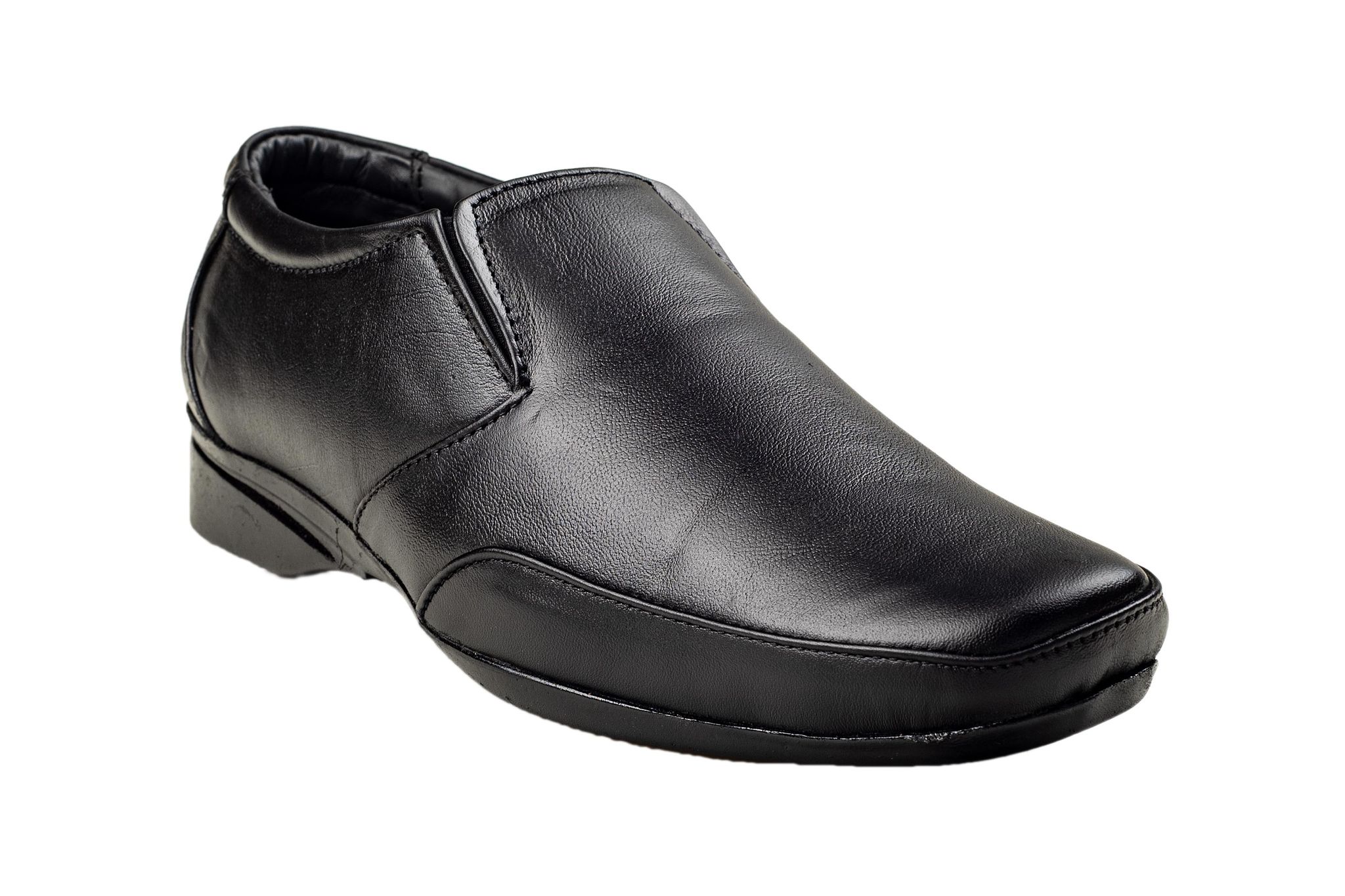 Beresford Gents Black Slip-On Shoe-Black / 6