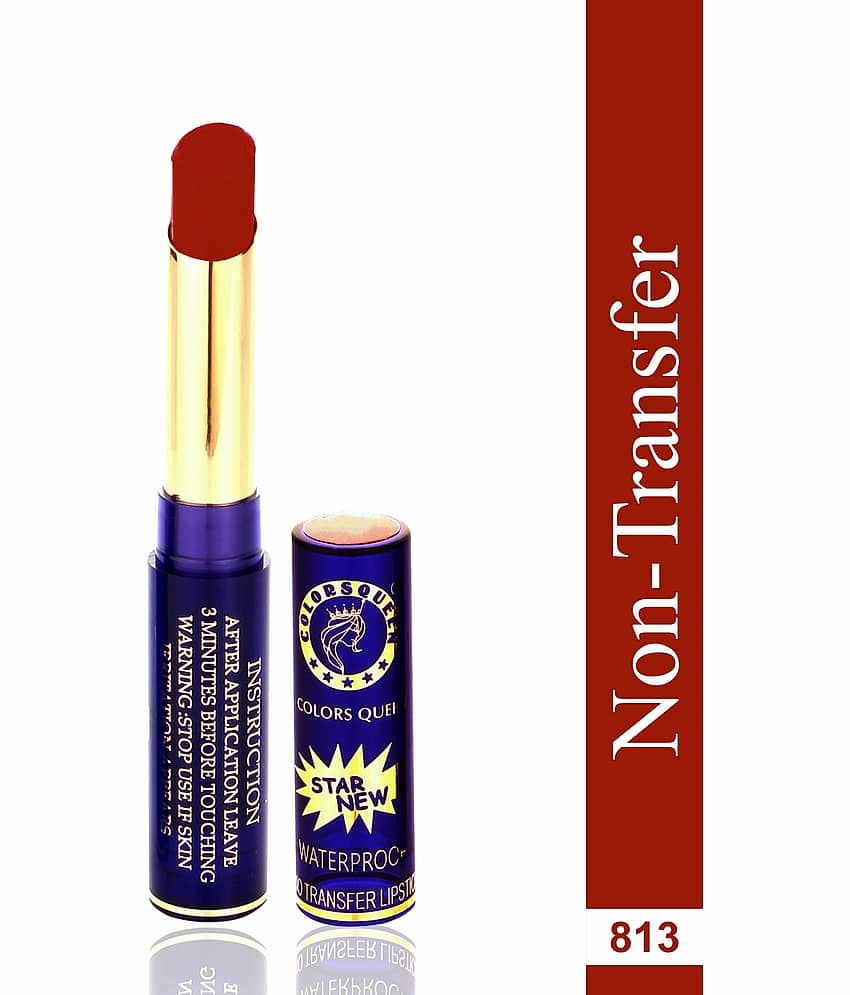Colors Queen No Transfer 18 Hours Stay Lipstick 2.4g, Sexy Red (Pack of 1)