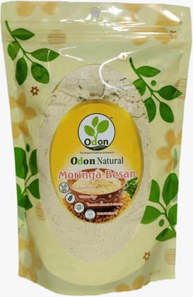ODON NATURAL MORINGA BESAN I PLANT BASED PROTEIN I DIETARY FIBER I ESSENTIAL MINERALS & VITAMINS I DIABETIC FRIENDLY-250g