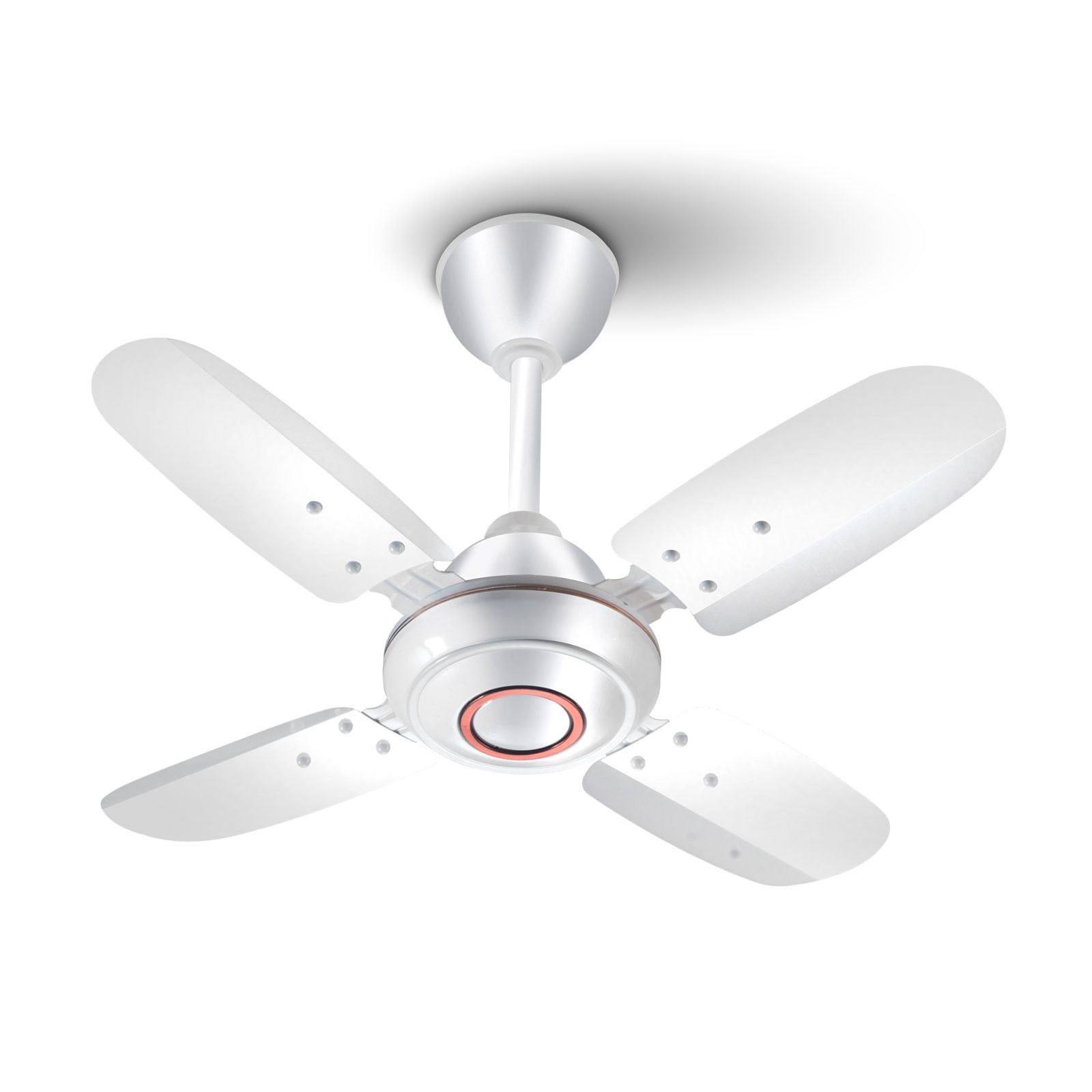 truTRTL Wave Ceiling Fan | 600 mm (24 inch) | High-Speed Ceiling Fan for Home | 2 Year Warranty | Energy Saving | Durable & Stylish | White