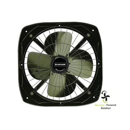 Anchor By Panasonic Anmol Deluxe-R 230mm Exhaust Fan with Reverse Forward Rotation - Metallic Grey (14994) Anchor By Panasonic Anmol Deluxe-R 230mm Exhaust Fan with Reverse Forward Rotation - Metallic Grey (14994)