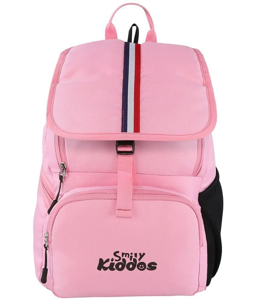 MIKE 15 Ltrs Pink Polyester College Bag - Pink