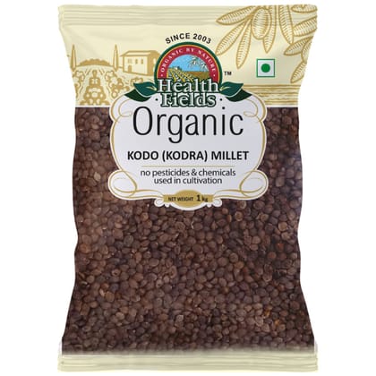 Health Fields Organic & Unpolished Kodo (Kodra) Millet 1Kg 