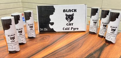 Black Cat Cold Pyro Rifil (Pack of 6)