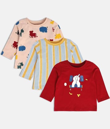 MINI KLUB Pack of 1 Baby Boys Cotton T-Shirt ( Multi )