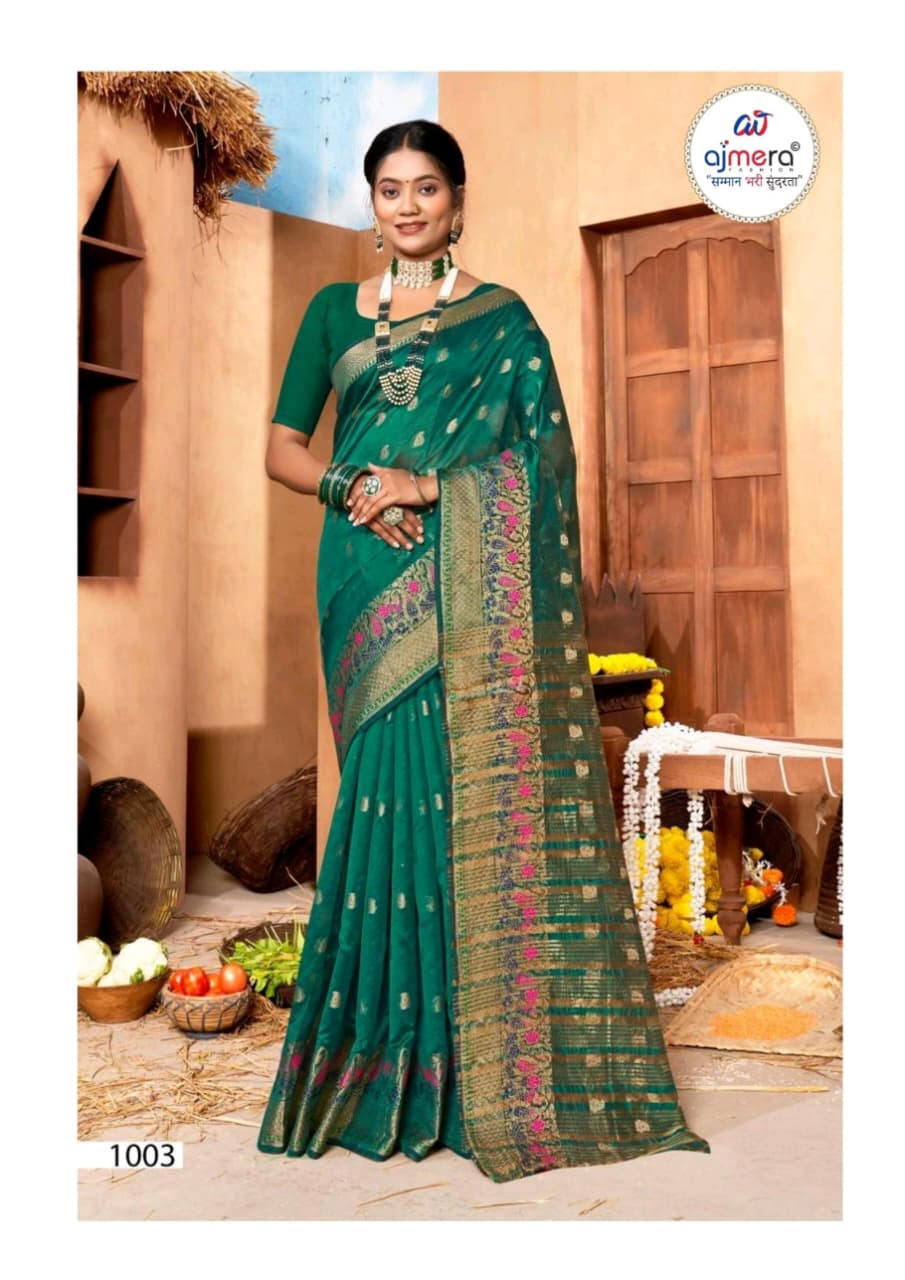 SOJ Sakhi Saheli  Saree with Unstitched Blouse