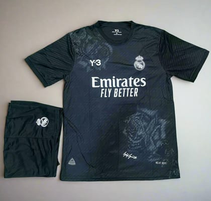 RL Madrid Y-3 Black Limited Edition Jersey 2024-S