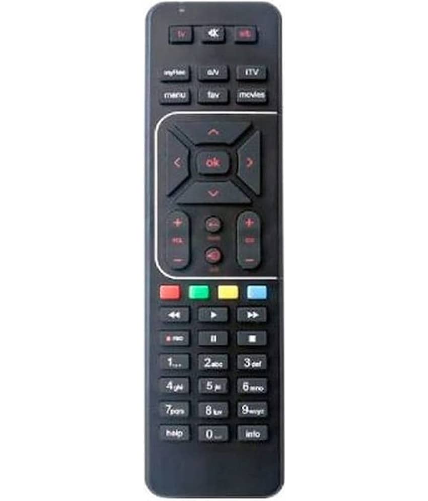 EmmEmm Airtel Hd Recording DTH Remote Compatible with Airtel Digital TV