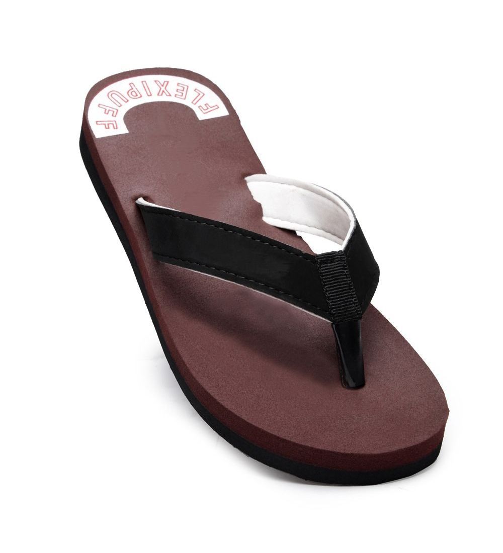 Unisex Rubber Comfortable Orthopedic Doctor Slipper and Flip Flops Size 6 (Maroon)