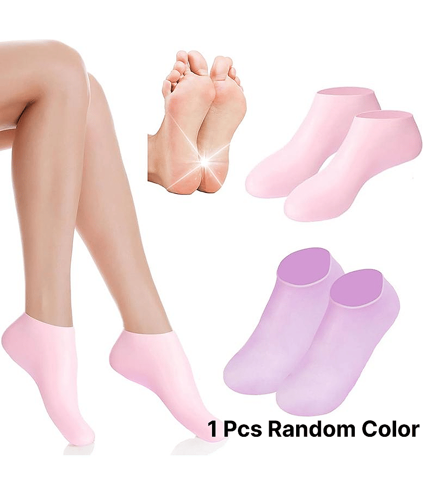 Revernest Pack of 1 Women's Polyester Ankle Length Socks ( Pink )